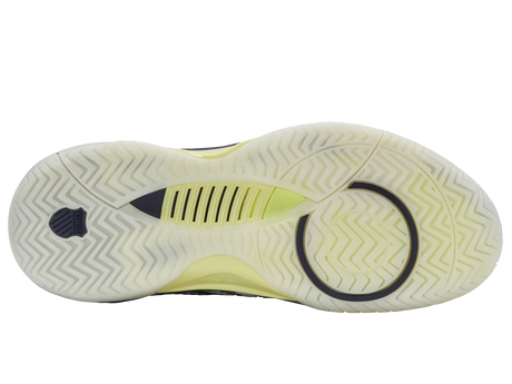 K-Swiss Mens Hypercourt Supreme 2 Tennis Shoes Durawrap X Dragguard CMEVA in Naval Academy/Blanc De Blanc