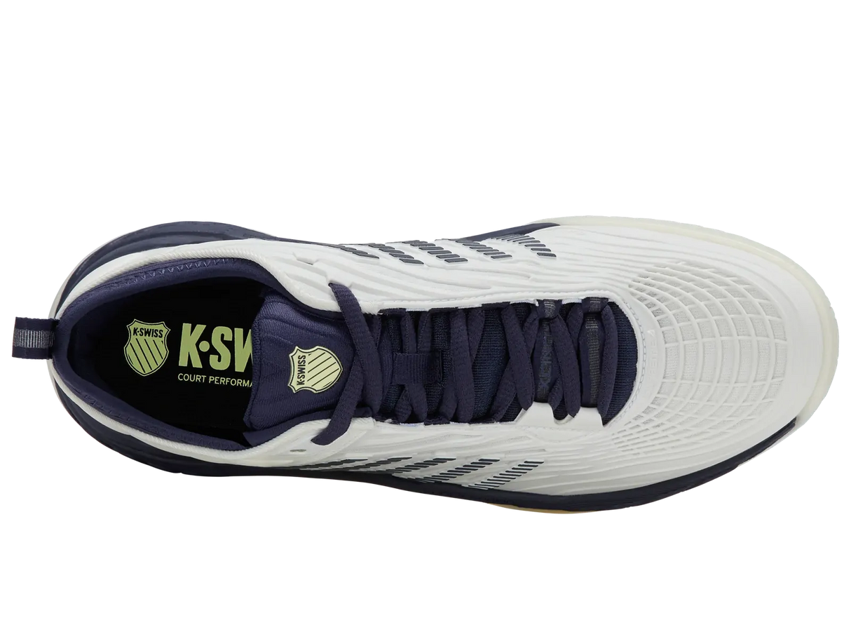 K-Swiss Mens Hypercourt Supreme 2 Tennis Shoes in Naval Academy/Blanc De Blanc