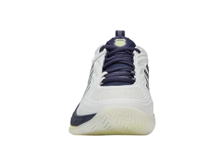 K-Swiss Mens Hypercourt Supreme 2 Tennis Shoes Durawrap X Dragguard CMEVA in Naval Academy/Blanc De Blanc