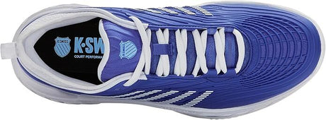 K-Swiss Mens Hypercourt Supreme 2 Clay Herringbone Tennis Shoes - Blue