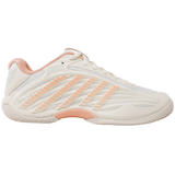 K-Swiss Womens Hypercourt Express 3 All Court Tennis Shoes in Egret/Peach Parfait