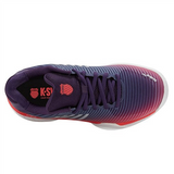 K-Swiss Womens Hypercourt Express 2 Tennis Shoes in Purple Plumeria/Hot Coral