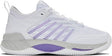 K-Swiss Womens Hypercourt Supreme 2 Clay Herringbone Tennis Shoes - White/Lunar