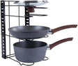 38cm Kitchen Pot/Pan/Lid Holder Cupboard Single Organiser Rack Organizer