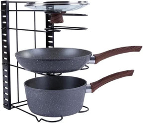 38cm Kitchen Pot/Pan/Lid Holder - Single Cupboard Organiser Rack