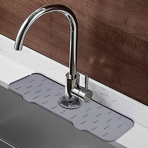 Sink Tap Faucet Drip Tray Silicone Splash Guard Kitchen Mat Catcher