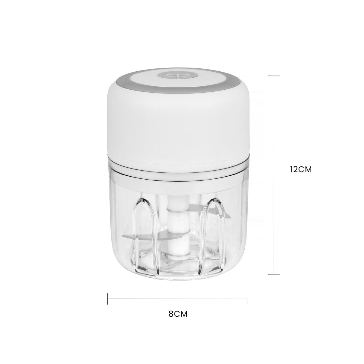 Cook Easy 250ml Cordless USB Rechargeable Mini Food Chopper Processor