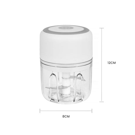 Cook Easy 250ml Cordless USB Rechargeable Mini Food Chopper Processor