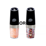 Cook Easy Electric Salt & Pepper Grinder - Gravity Sensor Refillable (Kitchen Spice Mill)