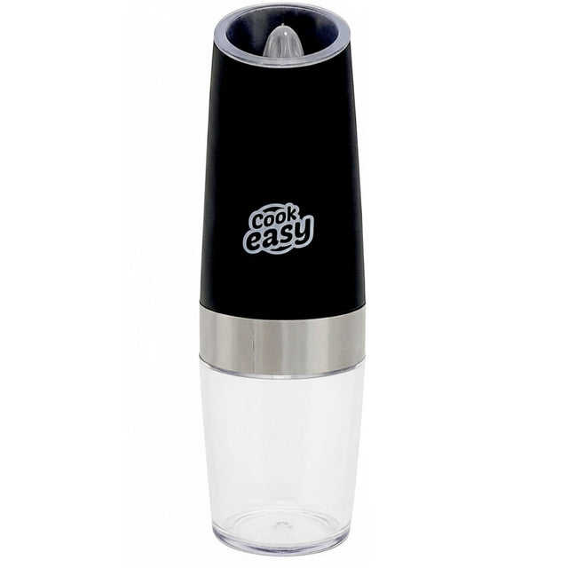 Cook Easy Electric Salt & Pepper Grinder - Gravity Sensor Refillable (Kitchen Spice Mill)