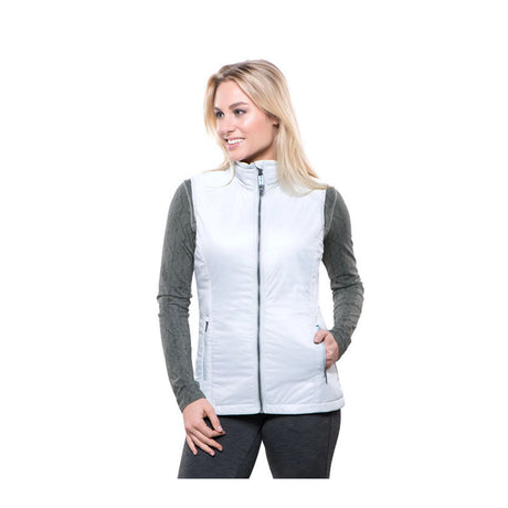 KUHL Womens Firefly Vest Puffer Insulated Warm Winter Sleeveless - Ash