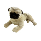 Bocchetta Kaos 44cm Lying Pug Plush Toy (Realistic Stuffed Animal Dog Gift)