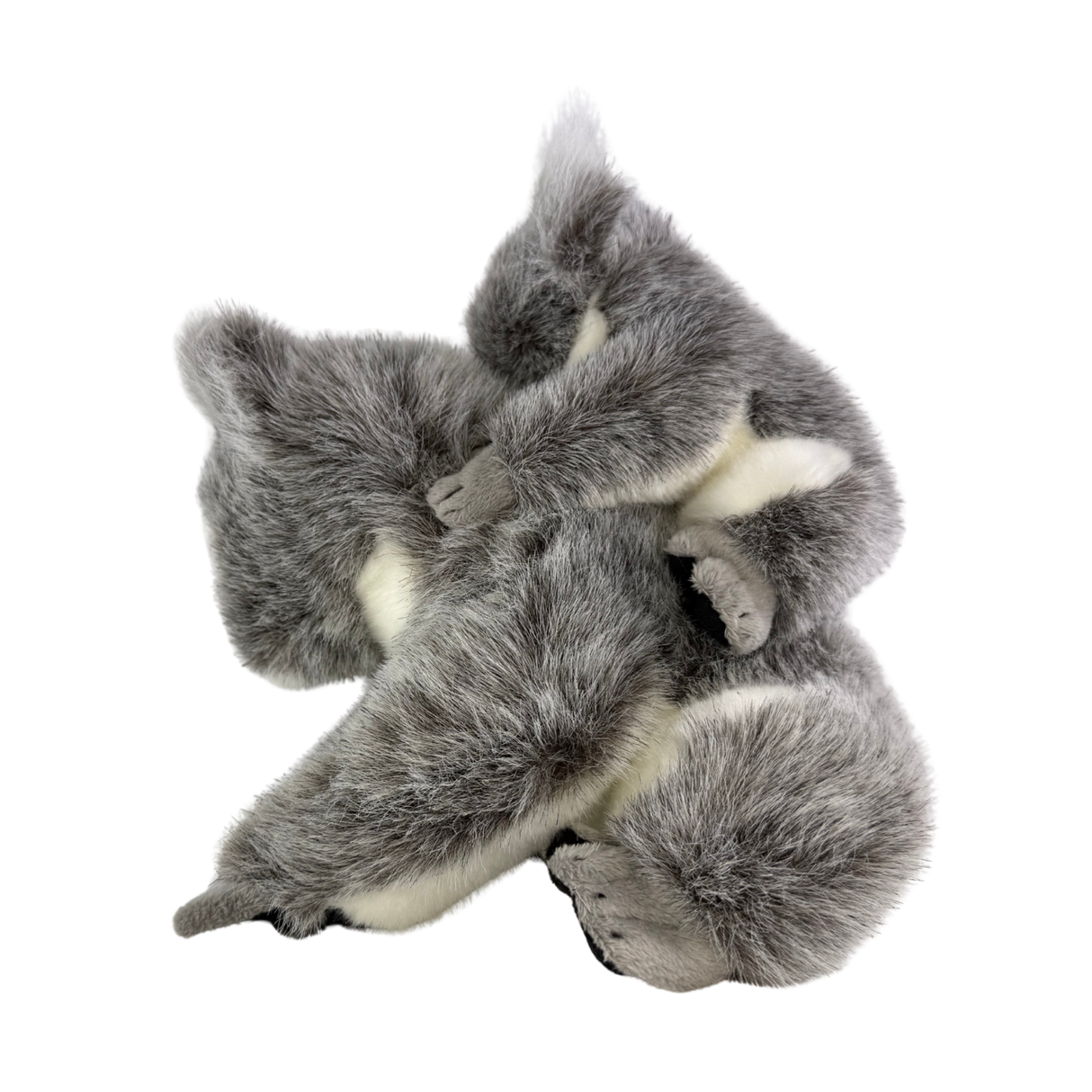 Bocchetta Kelly & Kiri 23cm Koala with Baby on Back Plush Toy - Grey (Australian Stuffed Animal Souvenir Gift)