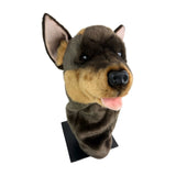 Bocchetta Kelpie Plush Golf Club Head Cover - Brown/Tan (Novelty Animal Golfer Gift)