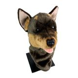 Bocchetta Kelpie Plush Golf Club Head Cover - Brown/Tan (Novelty Animal Golfer Gift)
