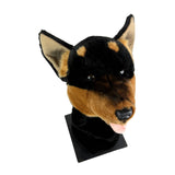 Bocchetta Kelpie Plush Golf Club Head Cover - Black/Tan (Novelty Animal Golfer Gift)