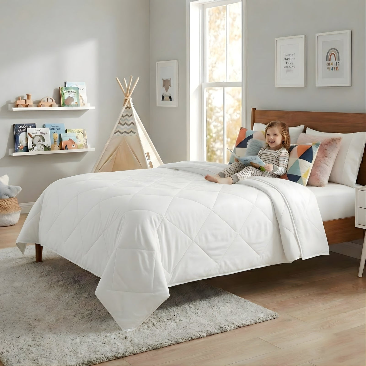 Renee Taylor Premium Lightweight All Cotton Kids Quilt (250 GSM)