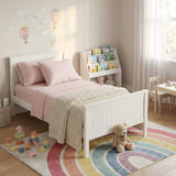 Renee Taylor 300TC Organic Cotton Kids Sheet Set - Sepia Rose (GOTS Certified)