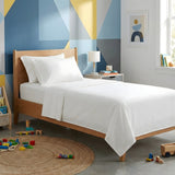 Renee Taylor Kids 300TC Organic Cotton Sheet Set - White (GOTS Certified)