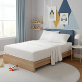 Renee Taylor Kids 400TC Egyptian Cotton Sheet Set - White (OEKO-TEX Certified Sateen)