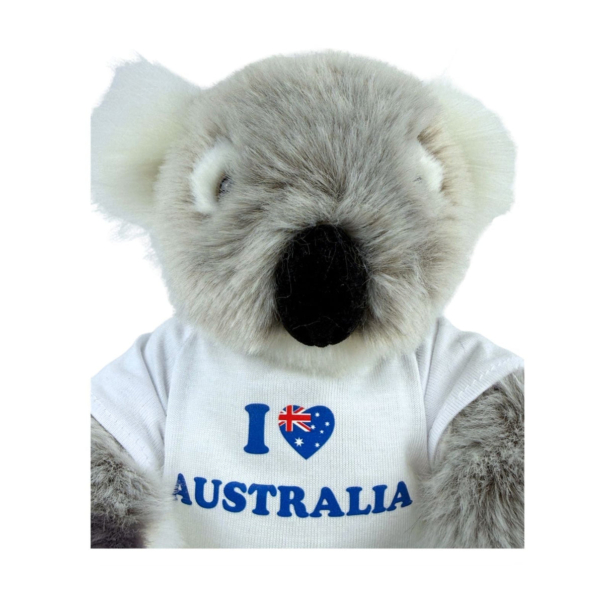 Bocchetta Kiki 24cm Koala with Shirt Plush Toy - Grey (Australian Stuffed Animal Souvenir Gift)