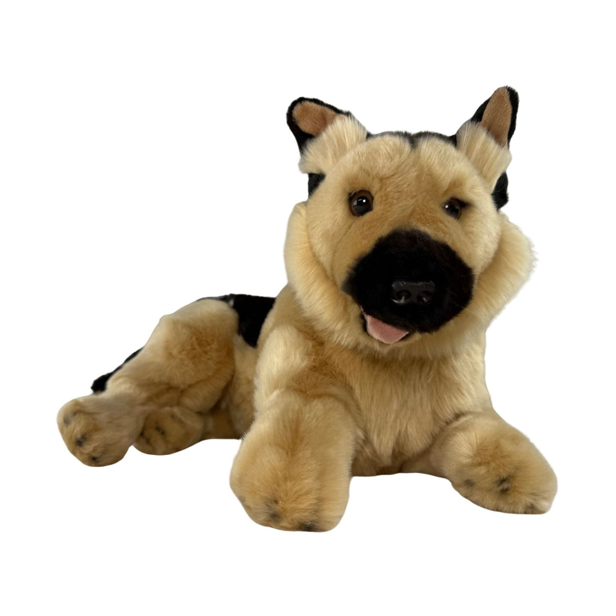 Bocchetta King 40cm Lying German Shepherd Plush Toy (Realistic Stuffed Animal Dog Gift)