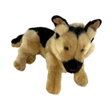 Bocchetta King 40cm Lying German Shepherd Plush Toy (Realistic Stuffed Animal Dog Gift)