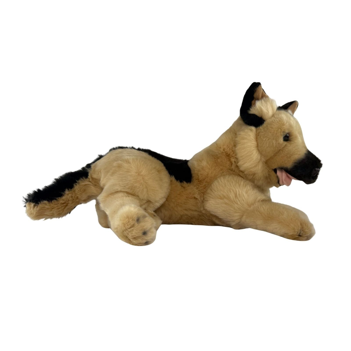 Bocchetta King 40cm Lying German Shepherd Plush Toy (Realistic Stuffed Animal Dog Gift)