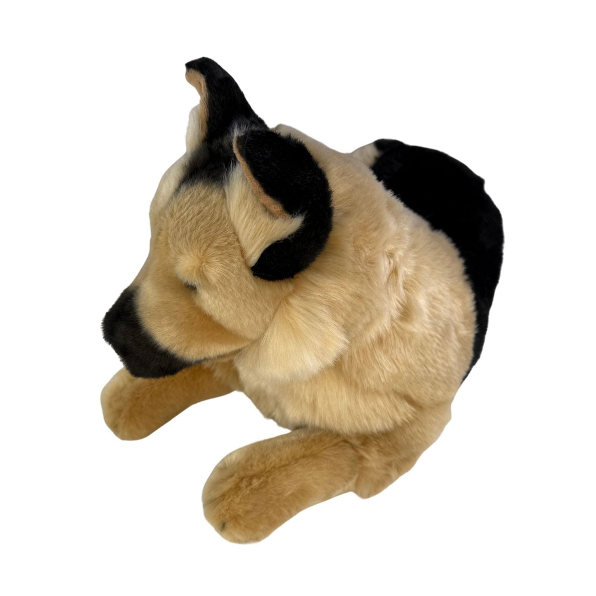 Bocchetta King 40cm Lying German Shepherd Plush Toy (Realistic Stuffed Animal Dog Gift)