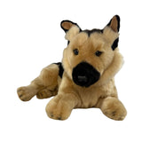 Bocchetta King 40cm Lying German Shepherd Plush Toy (Realistic Stuffed Animal Dog Gift)