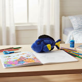 Bocchetta Koral 21cm Blue Tang Fish Plush Toy (Realistic Stuffed Animal Sea Life Gift)