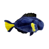 Bocchetta Koral 21cm Blue Tang Fish Plush Toy (Realistic Stuffed Animal Sea Life Gift)