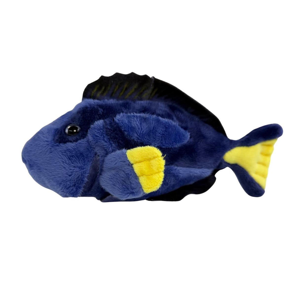Bocchetta Koral 21cm Blue Tang Fish Plush Toy (Realistic Stuffed Animal Sea Life Gift)