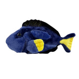 Bocchetta Koral 21cm Blue Tang Fish Plush Toy (Realistic Stuffed Animal Sea Life Gift)