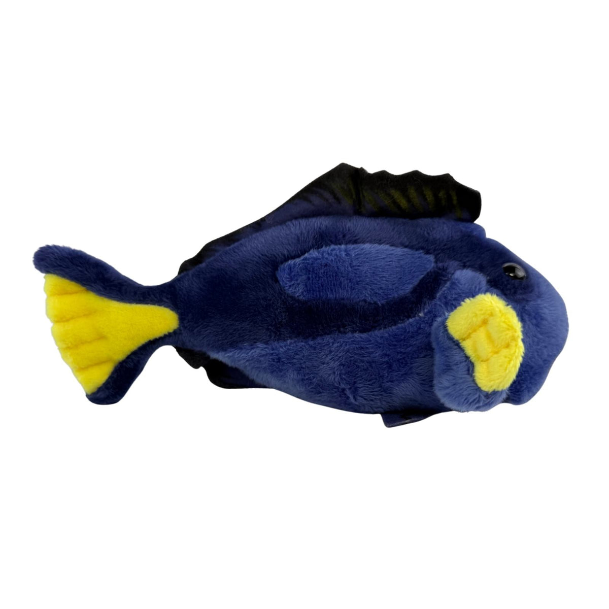 Bocchetta Koral 21cm Blue Tang Fish Plush Toy (Realistic Stuffed Animal Sea Life Gift)