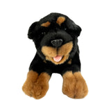 Bocchetta Kujo 28cm Floppy Rottweiler Puppy Plush Toy (Realistic Stuffed Animal Dog Gift)