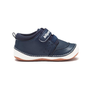 BILLYCART Barefoot Wide-Fit First Walker Sneaker Shoes Riley in Navy Blue