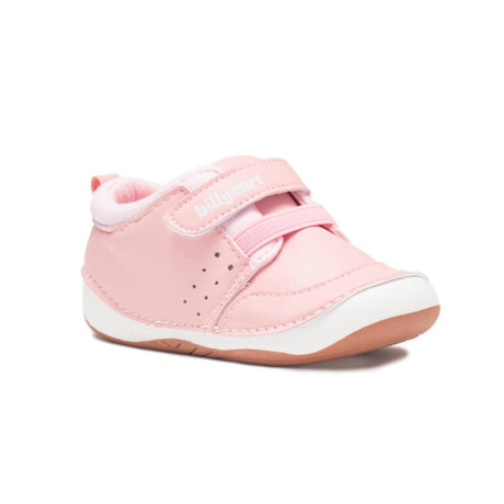 BILLYCART Barefoot Girls Wide-Fit First Walker Sneaker Shoes Ellie Sneakers in Pink