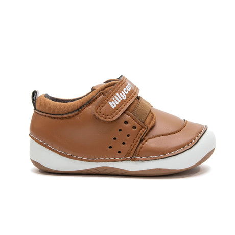 BILLYCART Hunter Kids Wide-Fit Barefoot First Walker Boots - Tan Brown (Shoes/Sneakers)