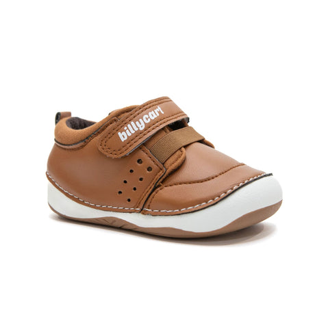 BILLYCART Hunter Kids Wide-Fit Barefoot First Walker Boots - Tan Brown (Shoes/Sneakers)
