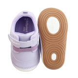 BILLYCART Sophie Girls Wide-Fit Barefoot First Walker Sneakers - Purple (Shoes/Boots)