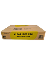 1500x Clear Strong LDPE Plastic Bag (51x30cm) - 1 Box (15 Packs of 100)