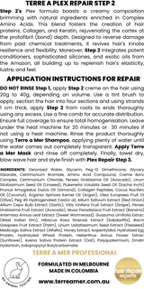 terreamer Plex Repair Step 2 500ml - Hair Bond Treatment (Amino Acids, Collagen & Keratin)