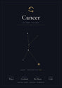 Cancer Zodiac Black