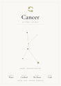 Cancer Zodiac White