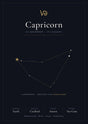 Capricorn Zodiac Black