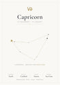 Capricorn Zodiac White