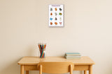 Endangered Animals: A4 Matte Laminated Educational Poster Print - 210x297mm