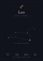 Leo Zodiac Black