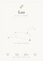 Leo Zodiac White